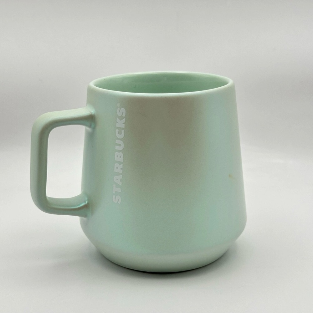 Starbucks Mint Shimmer Glaze Mug 2pk